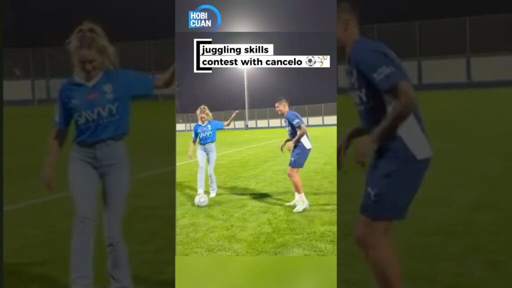 Insane Football Talent vs Joao Cancelo! 💥#football #footballskillschallenge #soccer #shorts