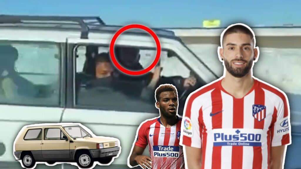Profvoetballer YANNICK CARRASCO in een Fiat Panda van de buurman naar de training!