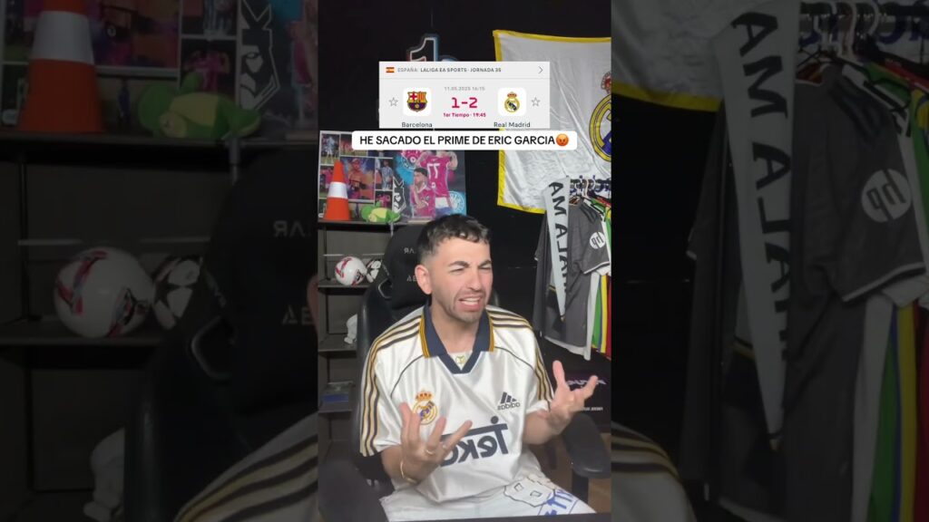 GOL DE ERIC GARCÍA 😡 #shorts #elclasico