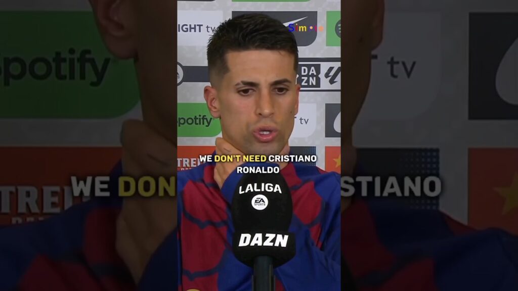 João Cancelo says Portugal don't need Cristiano Ronaldo 😯