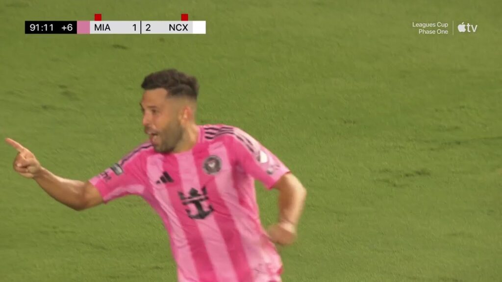 🙌 GOL SALVADOR Jordi Alba | Inter Miami 2-2 Necaxa | Leagues Cup