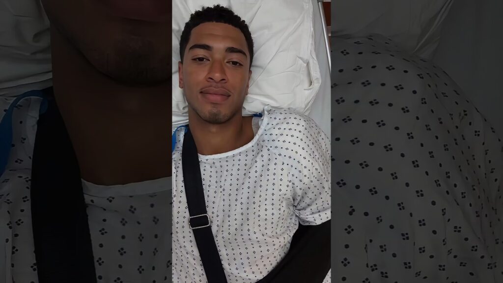 Jude Bellingham shared a photo after undergoing shoulder surgery.