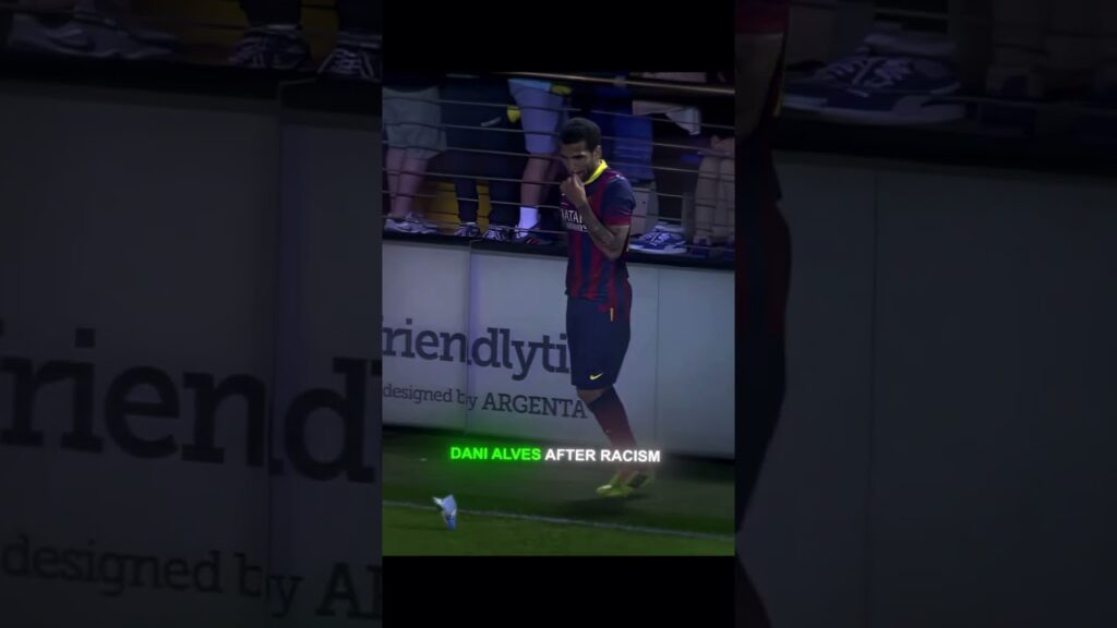 Prime Dani Alves vs Racist Fans🥶🐐 #football #soccer #barcelona #shortsfeed #foryou #danialves