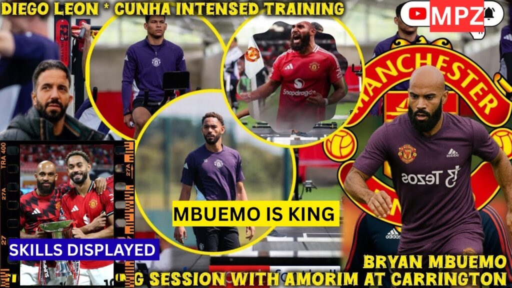 Manchester united Training Today | Mbeumo, Cunha & Leon SHINE in Training! 🔥