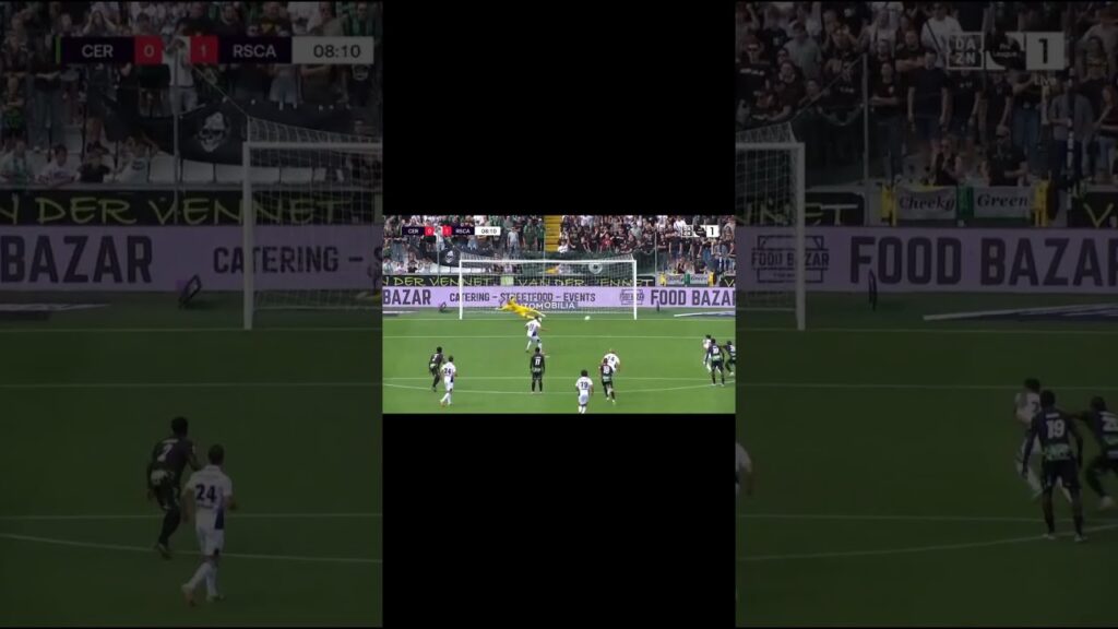 J2 Cercle Brugge 0 - 1 Anderlecht, Penalty by Thorgan Hazard ! #shorts