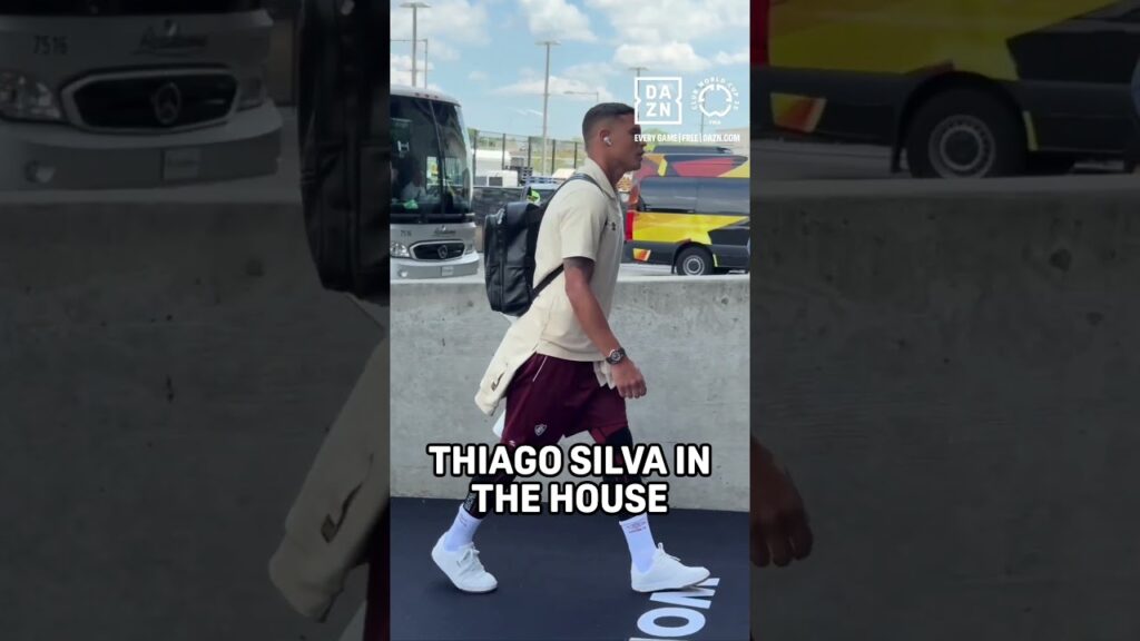 Thiago Silva Arrives For Fluminense-Chelsea