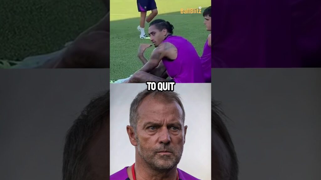 Barça players wanted to quit Hansi Flick's weird new training session.🤣💀