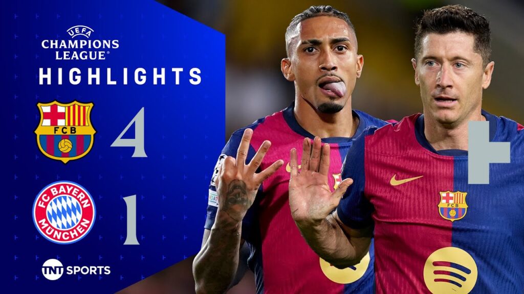 Raphinha Nets Brilliant Hat-Trick 🔥 | Barcelona 4-1 Bayern Munich | UEFA Champions League Highlights