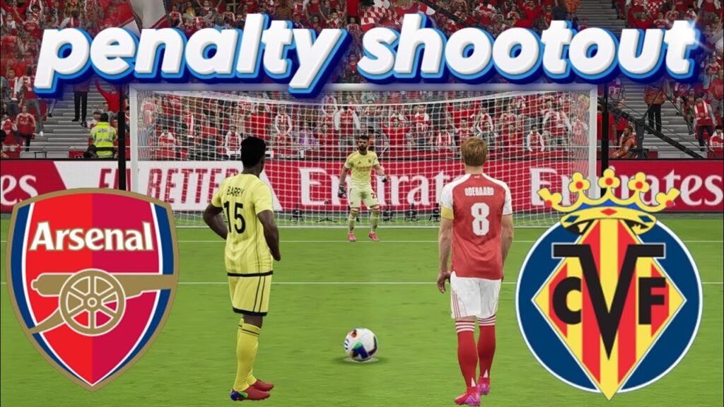 Ultimate Penalty Shootout: Arsenal vs Villarreal - European Drama! #fifa  #arsenal #villarreal
