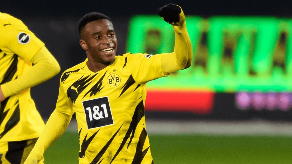 Dortmund's Youssoufa Moukoko becomes YOUNGEST EVER Bundesliga goalscorer at 16 years, 28 days old!