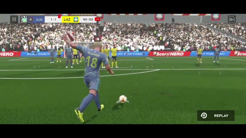 Davy Klaassen Free Kick Goal DLS 25 #dlstrickyshot #freekick #video #trending #dls #dls25 #dls19