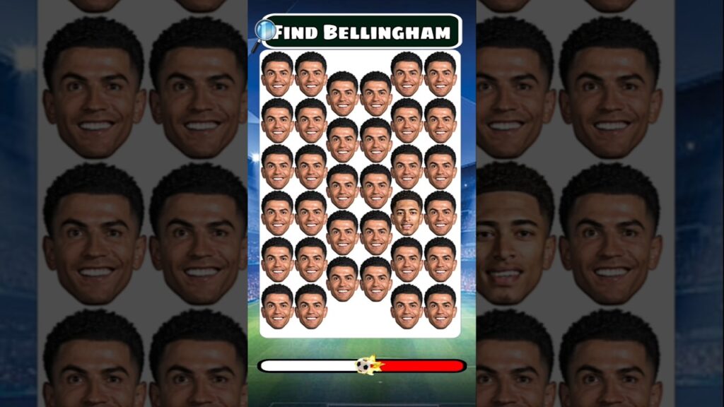 🔎 Find jude Bellingham ? Mbappe ? Neymar ? #football #shorts