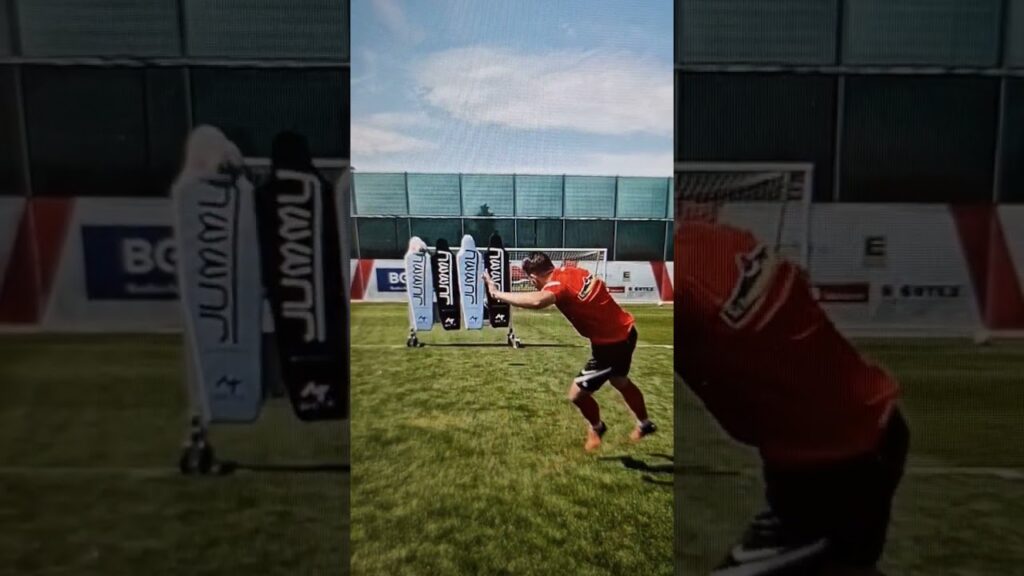 Christian Günter  vs. springende Freistoßmauer (jumping freekick wall)