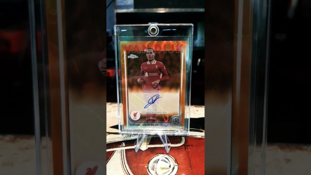 Topps chrome Virgil Van Dijk Auto /25