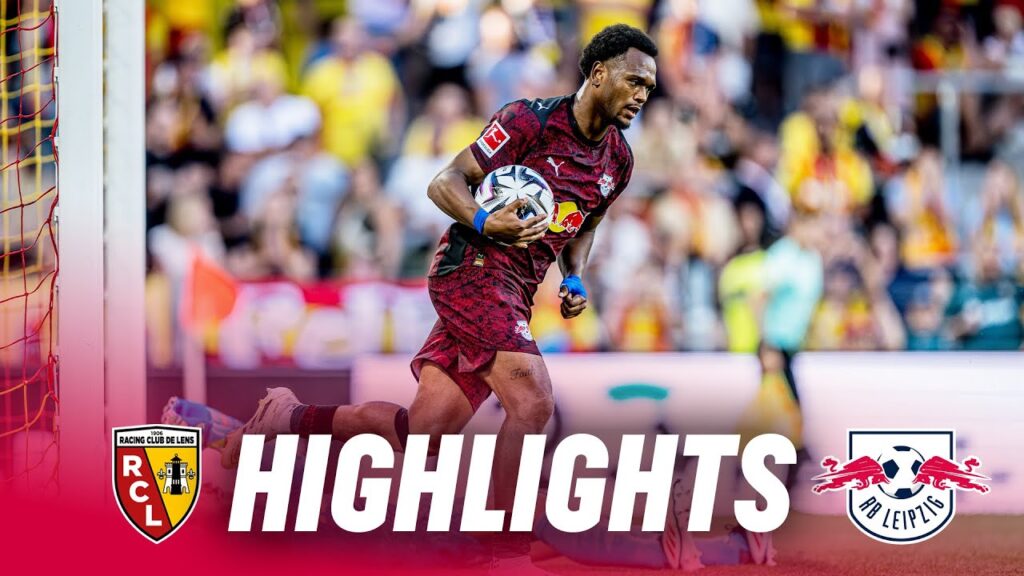 Openda scores against his former club! | RC Lens - RB Leipzig | Highlights