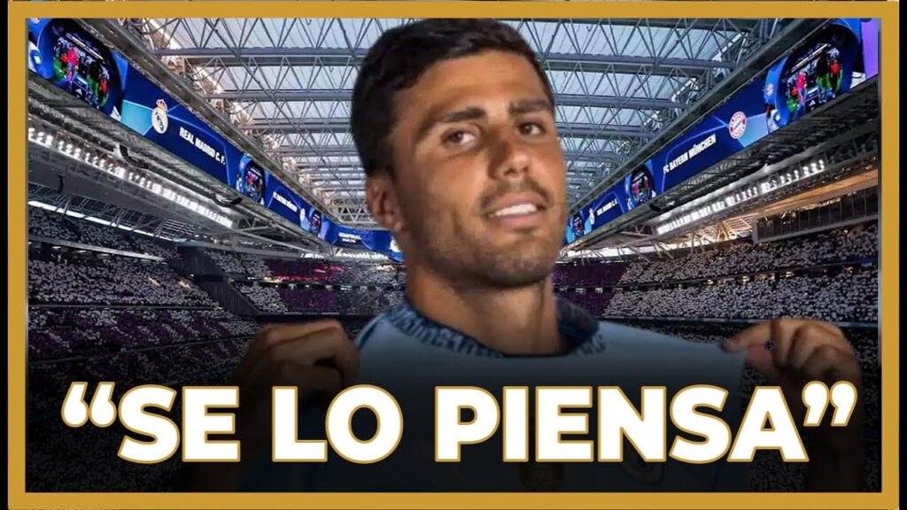 🚨"RODRI SE PLANTEA NO RENOVAR PARA FICHAR POR EL REAL MADRID"