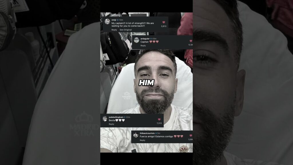 DANI CARVAJAL LEFT THE PITCH IN TEARS AFTER SUFFERING AN ACL INJURY 😥💔 RESPECT FOR REAL MADRID