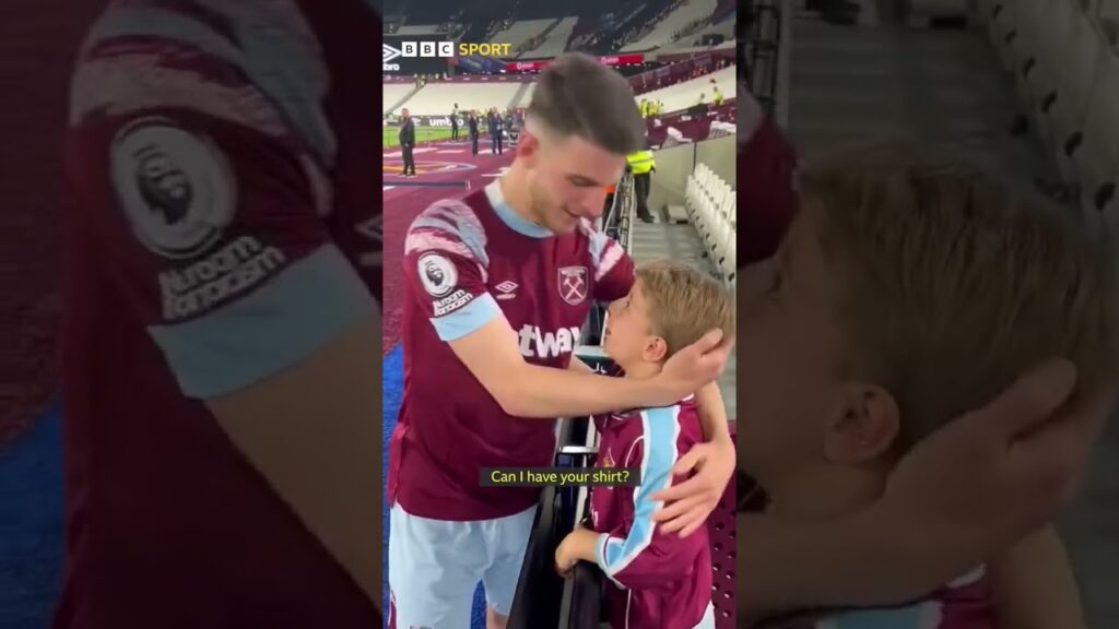 Be more Declan Rice. ❤️ #BBCSport #DeclanRice #WHUFC #Football #WestHam