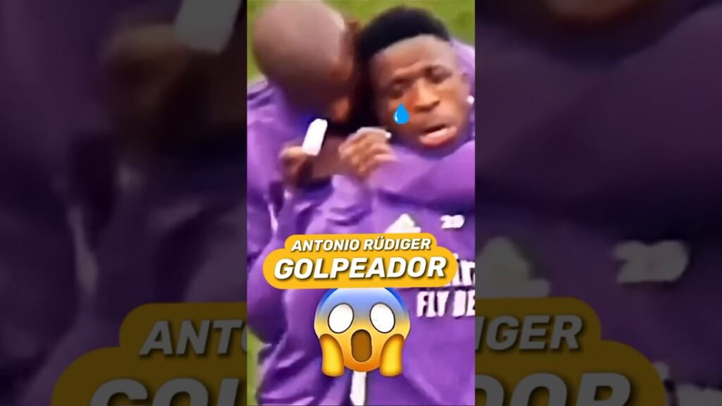 😳 Antonio Rüdiger demuestra su amor a golpes ⁉️ #futbol #shorts #joshjuanico #viralvideo