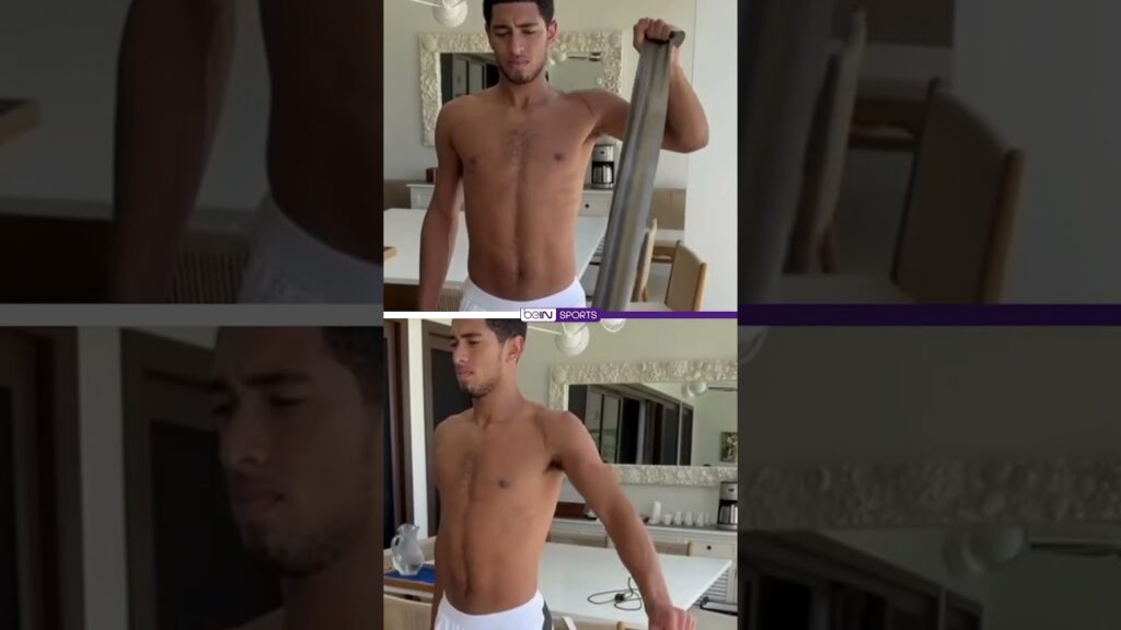 Jude Bellingham is going all in — and those facial expressions say it all — as he gets ready for the