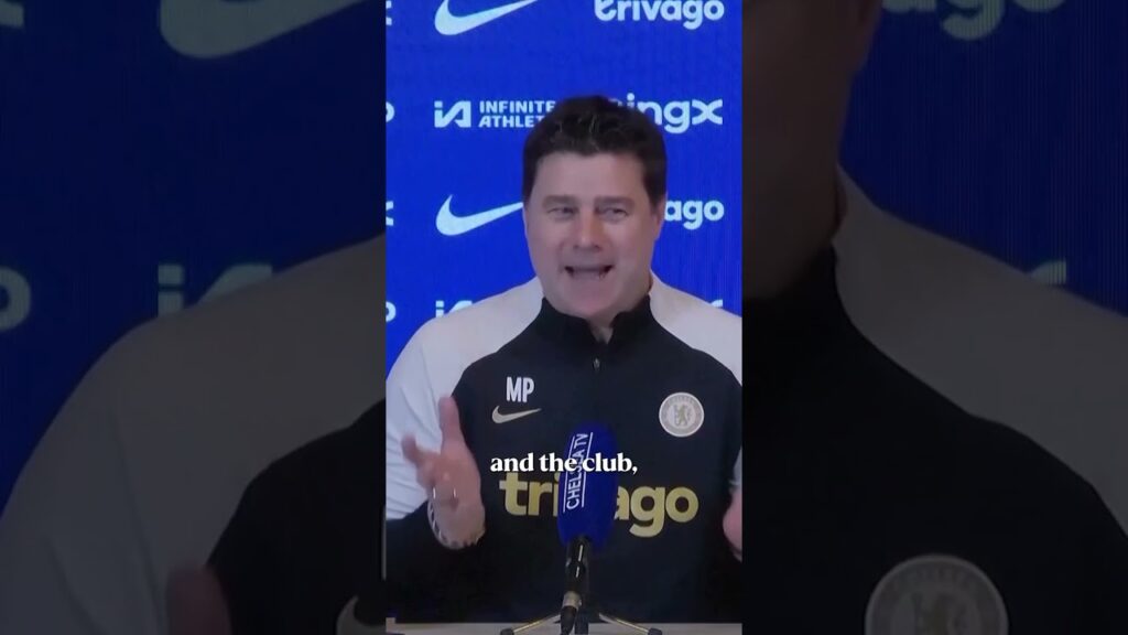Mauricio Pochettino reacts to Conor Gallagher’s claims that he loves to play for him 💙