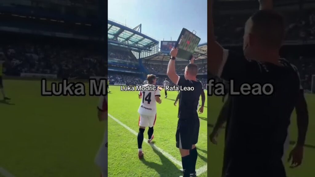 Luca Modric 🤝 Rafael Leao #football #modric #leao