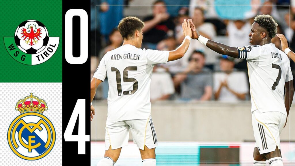 HIGHLIGHTS | WSG Tirol 0-4 Real Madrid | Pre-season