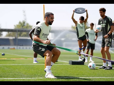 Real Madrid Training 13 Aug: Individual and group activations in the gym | Physiotherapy sessions