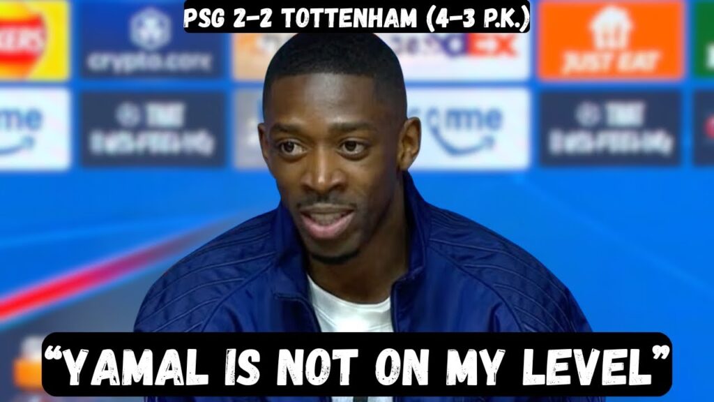 Ousmane Dembele BLASTS Lamine Yamal after winning Super Cup - PostMatch Interview - PSG vs Tottenham