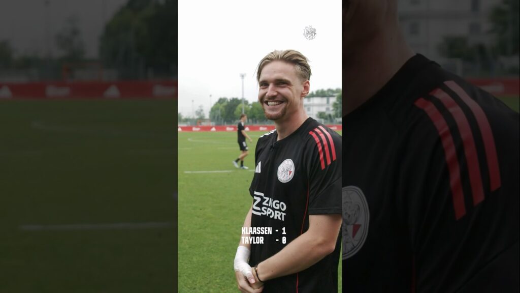 Kenneth Taylor takes on Davy Klaassen! ‘Fabrizio, here we go!’ 😂