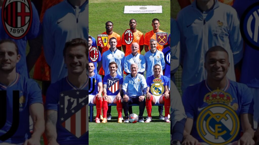 France Euro 2024 | Clubs ?🤔 #euro2024 #footballshorts #soccershorts