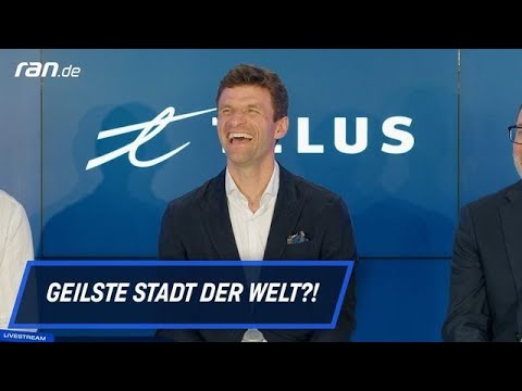 "Geilste Stadt der Welt?" Hier muss Thomas Müller lachen