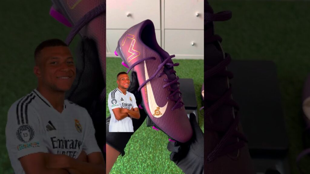 First Look🧐 @ Kylian Mbappe Signature Nike Mercurial Vapor 16 Academy FG Boots!