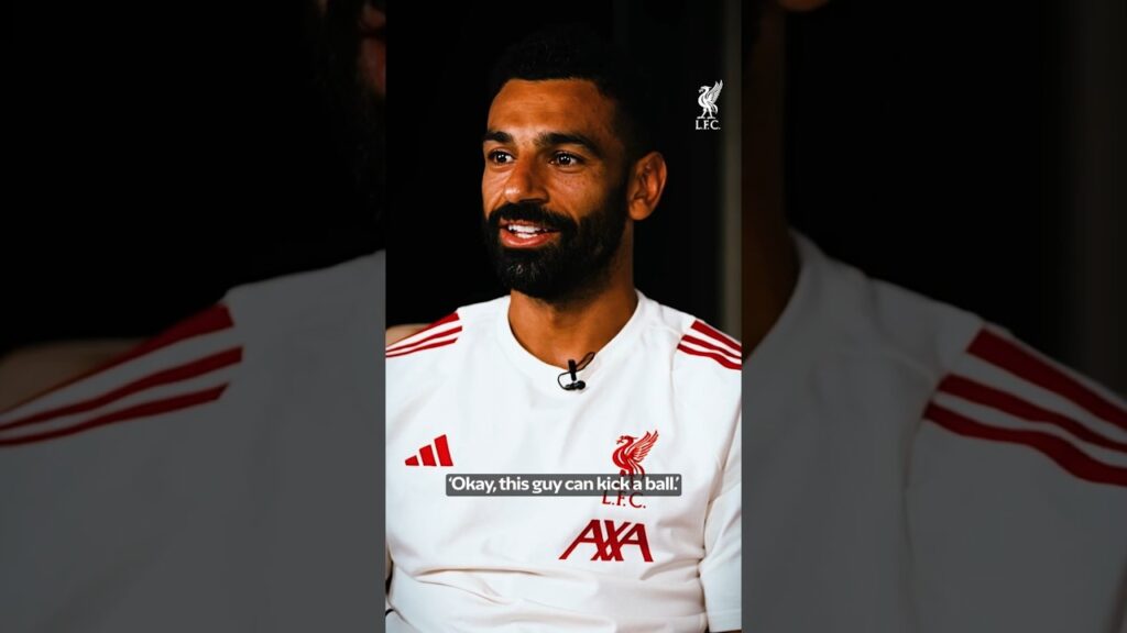 When Mo Salah & Virgil van Dijk first met... 🤝