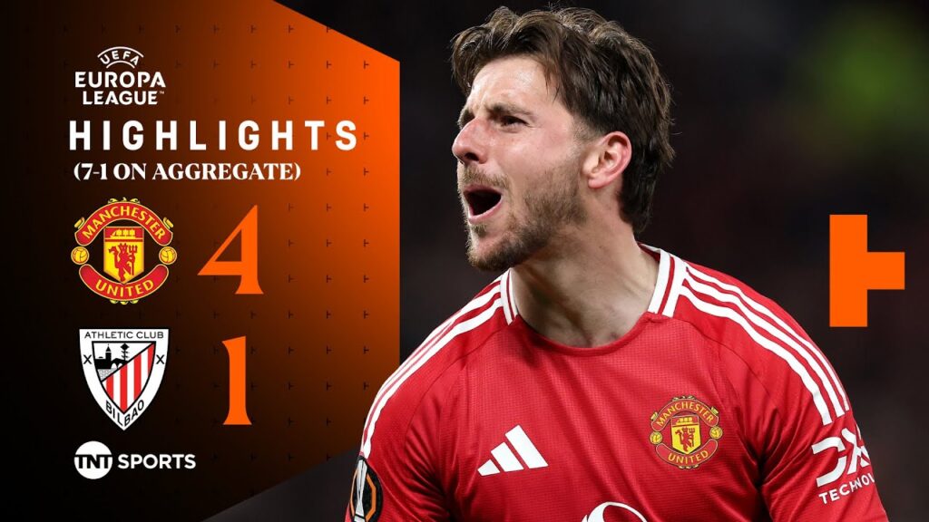 Mount Fires Reds To Final 🏆 | Man United 4-1 Athletic Club (7-1 AGG) | UEFA Europa League Highlights
