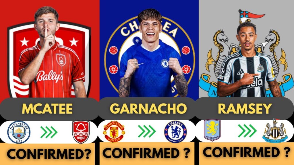 🚨NEW LATEST CONFIRMED FOOTBALL TRANSFERS AND RUMOURS 2025 UPDATES🔥Mcatee✅️Garnacho✅️Ramsey✅️