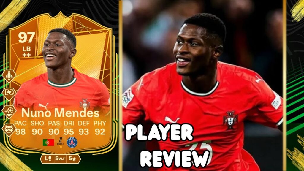 MERECE LA PENA EL SBC? NUNO MENDES ACTUACION ESTELAR 97 REVIEW | EA FC 25 NUNO MENDES 97 REVIEW