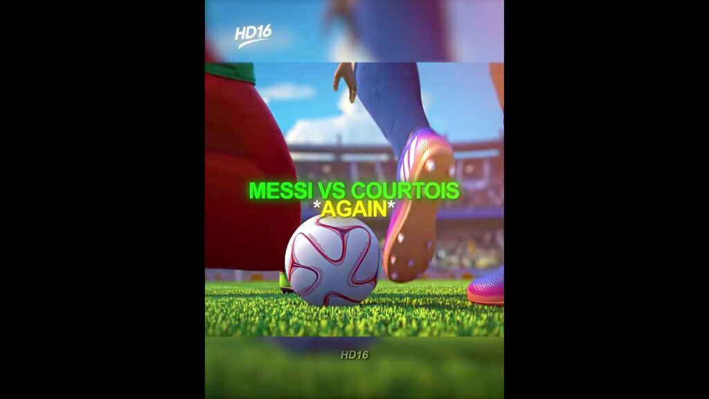 How Courtois Stops Messi’s Nutmeg 😱🔥