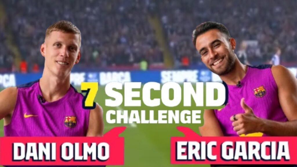 Dani Olmo vs Eric Garcia | 7 Second Challenge (Laliga Edition!) | FC Barcelona 🔥