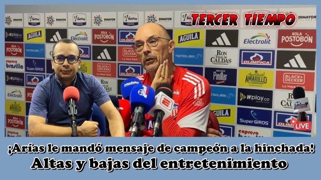 EN VIVO: OJO AL MENSAJE DEL ENTRENADOR DE JUNIOR: TERCER TIEMPO.