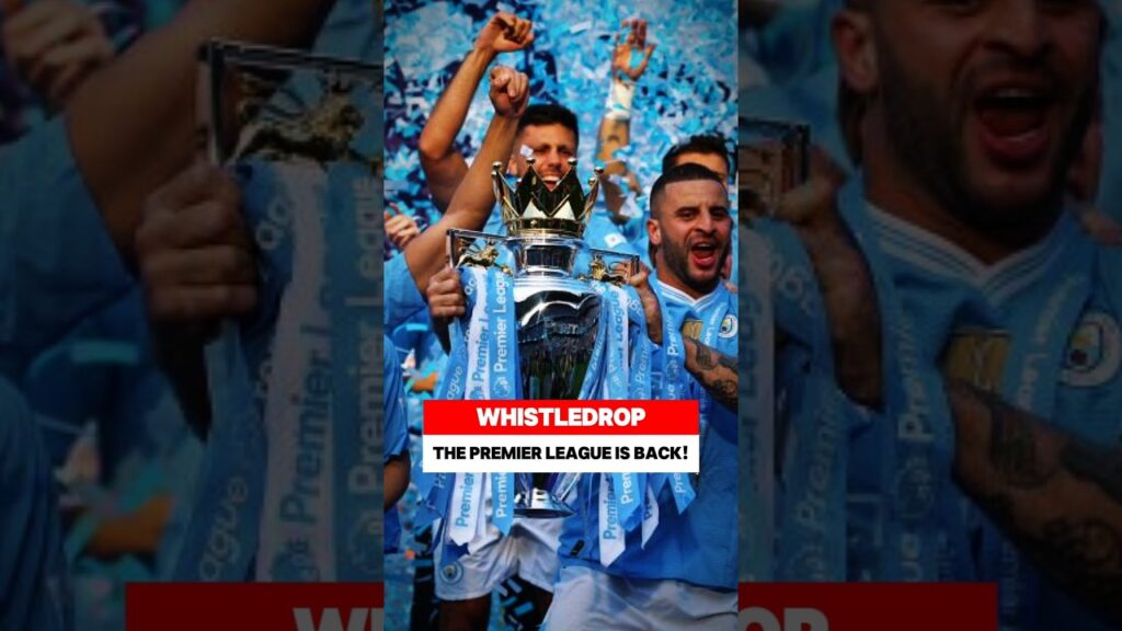 THE PREMIER LEAGUE IS!  Who's gonna win the title this season? #shorts #football