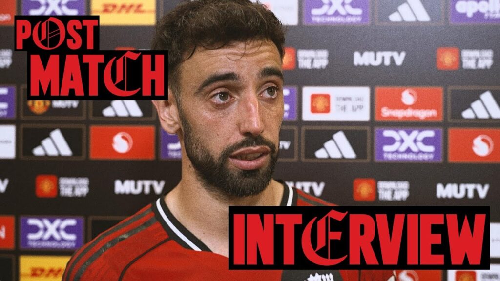 Ruben Amorim & Bruno Fernandes React To Man Utd v Arsenal 🗣