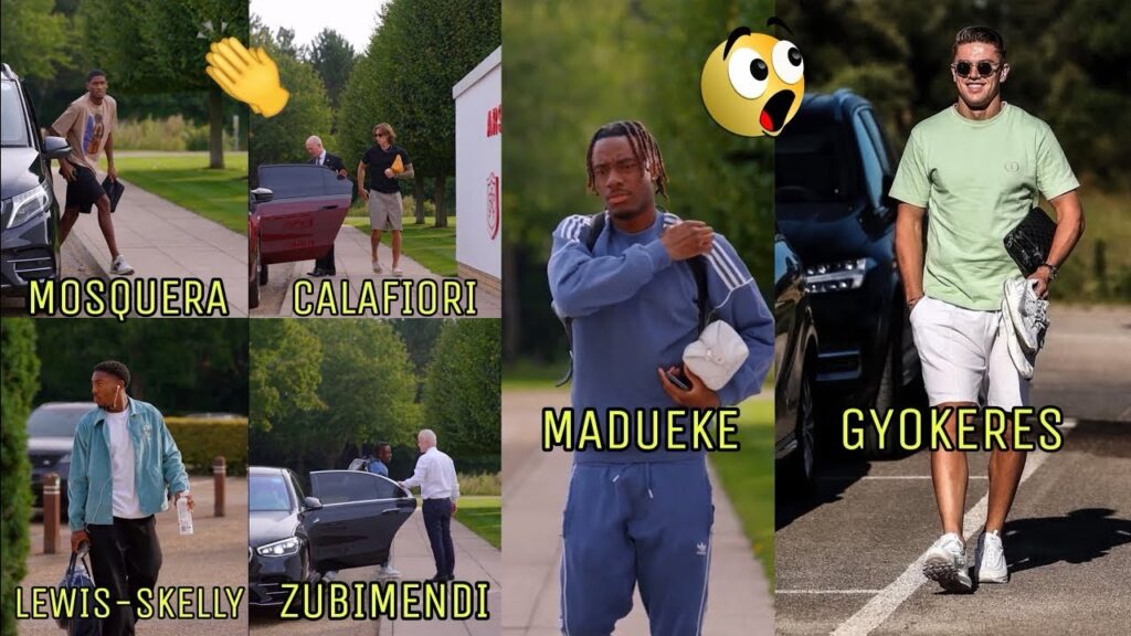 ARSENAL STARS ARRIVE IN STYLE AHEAD OF MANCHESTER UNITED SHOWDOWN 🔴PREMIER LEAGUE OPENING WEEK VIBES