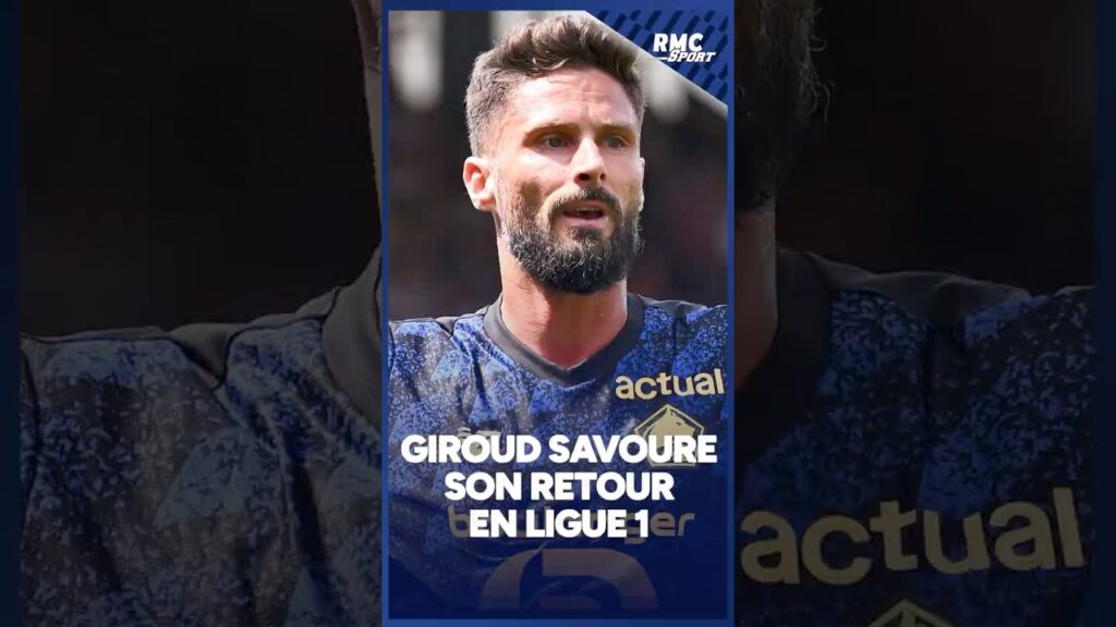 😃🇫🇷 #giroud très heureux après son grand retour en #ligue1