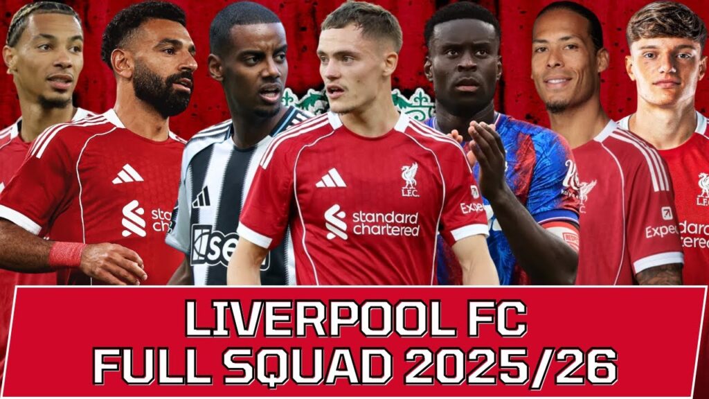 LIVERPOOL FULL SQUAD SEASON 2025/26 | Liverpool Squad Update with Transfer Rumors