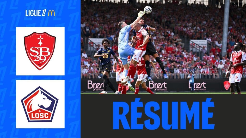 Match DINGUE : PLUIE de BUTS entre Brest et Lille | 1ère journée - Ligue 1 McDonald's 25/26