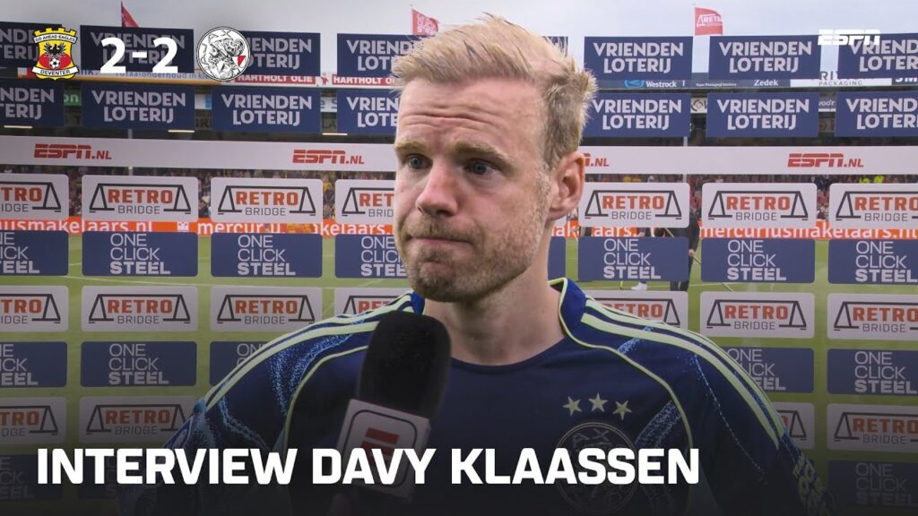 Schuldbewuste Davy Klaassen na tweede TEGENGOAL: "Ik was te laat, MIJN FOUT" ❌ | Interview