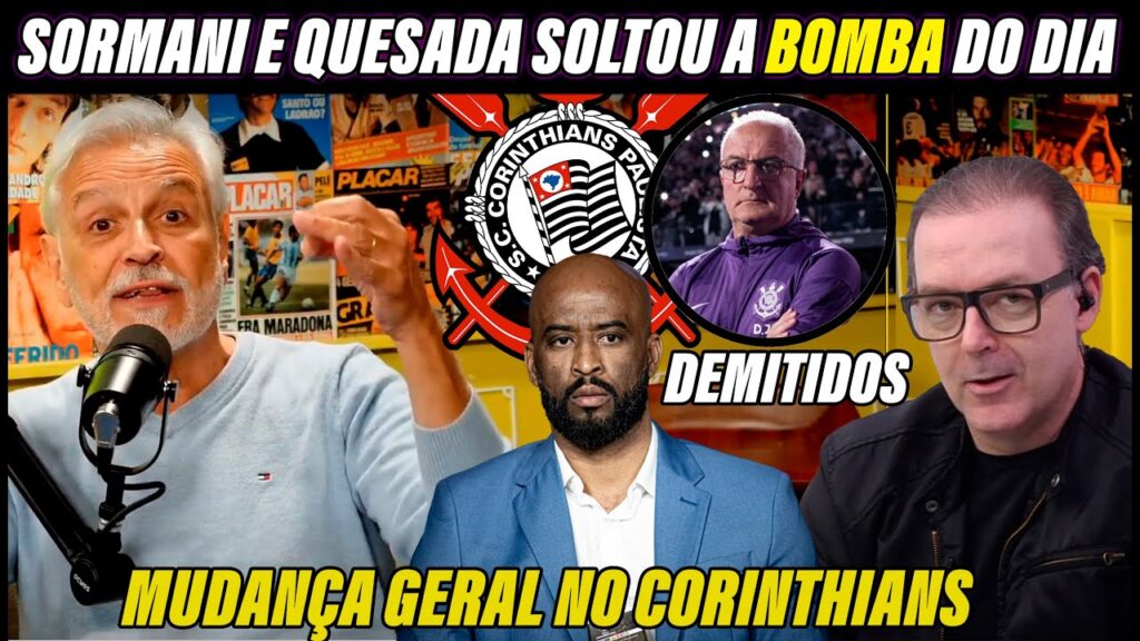💥EXCLUSIVO ! CORINTHIANS VAI DEMITIR DORIVAL E FABINHO SOLTADO ! NOTICIAS DO CORINTHIANS