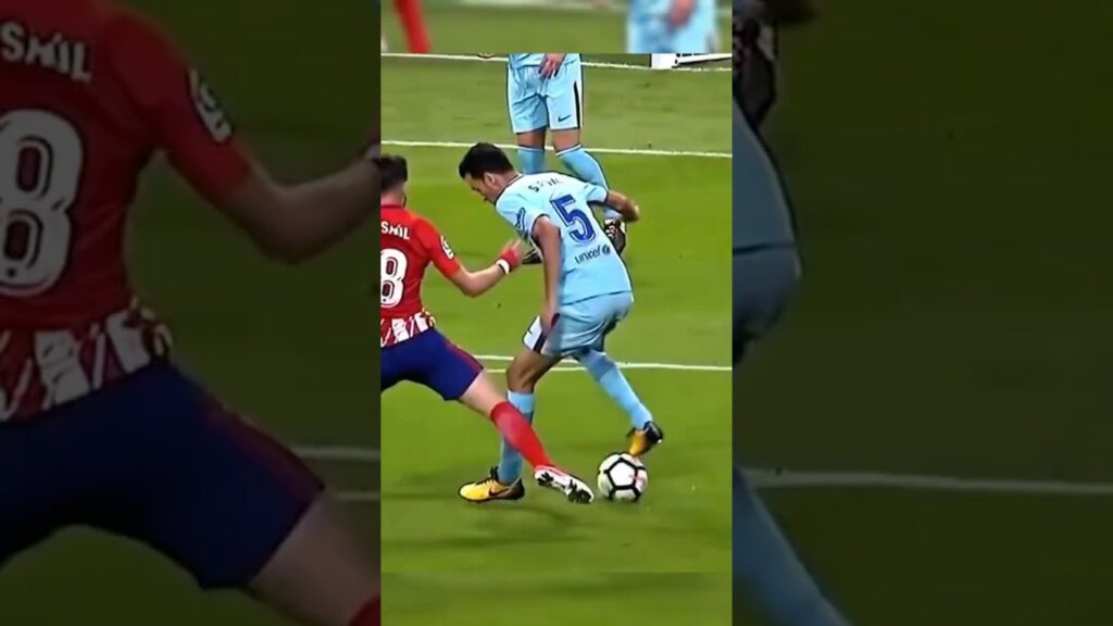 Sergio busquets Skill #fcbarcelona  #spanish #espanya  #shorts