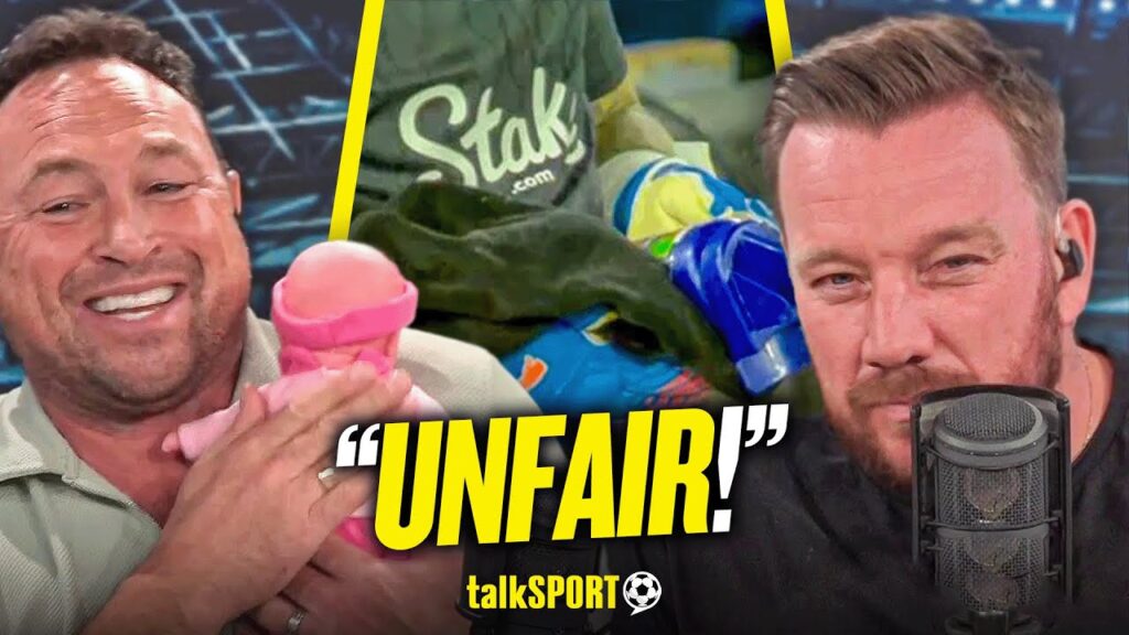 "GOT TO GET BANNED!" O'Hara & Cundy CLASH over Jordan Pickford's water bottle penalty cheat sheet!